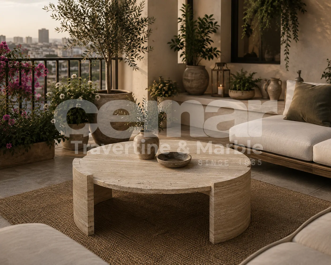 Alice Traverine Table