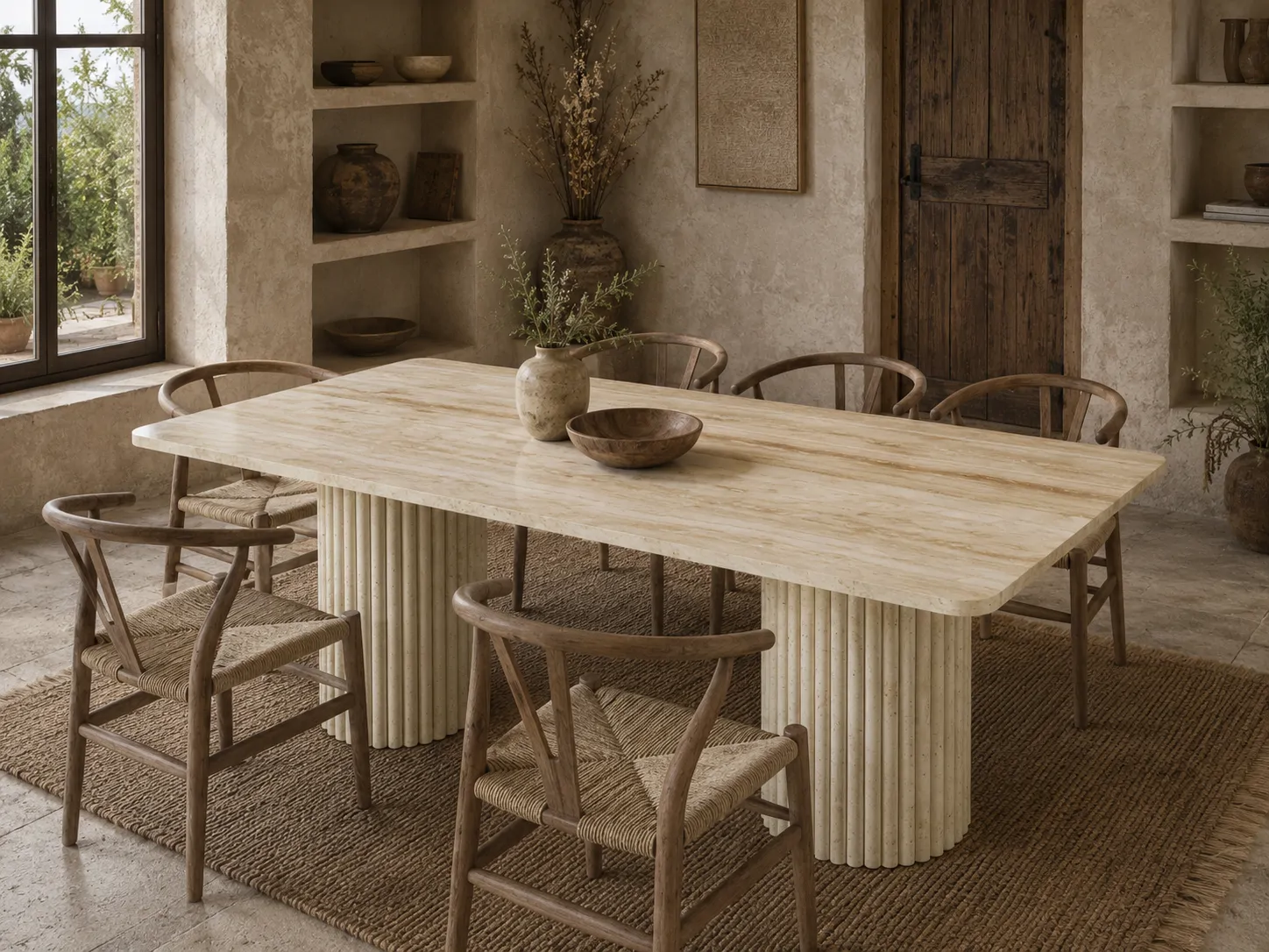 Mesa Alor Travertino